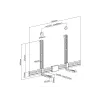 Equip Universal Soundbar Mount – laikiklis garsiakalbiui prie sienos