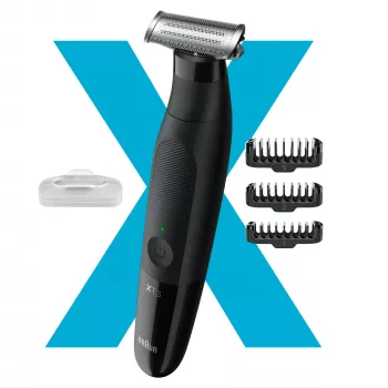 Braun XT3100 Black 3 – daugiafunkcis sausas ir šlapias skutimosi bei kirpimo prietaisas su 3 antgaliais