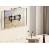 TV laikiklis prie sienos EQUIP 43–95 col., pasvirimas, plonas, 75 kg, VESA 200×200–800×400, juodas