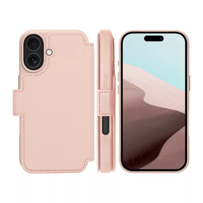 Dėklas telefonui dbramante1928 Lynge MagSafe Compatible – Pink Sand