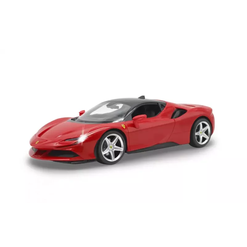 Radijo bangomis valdomas sportinis automobilis Jamara Ferrari SF90 Stradale, elektrinis variklis, mastelis 1:14