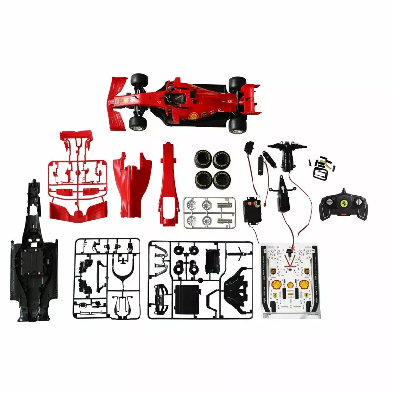 Sportinis automobilis Jamara Ferrari SF 1000 su elektriniu varikliu, mastelis 1:16