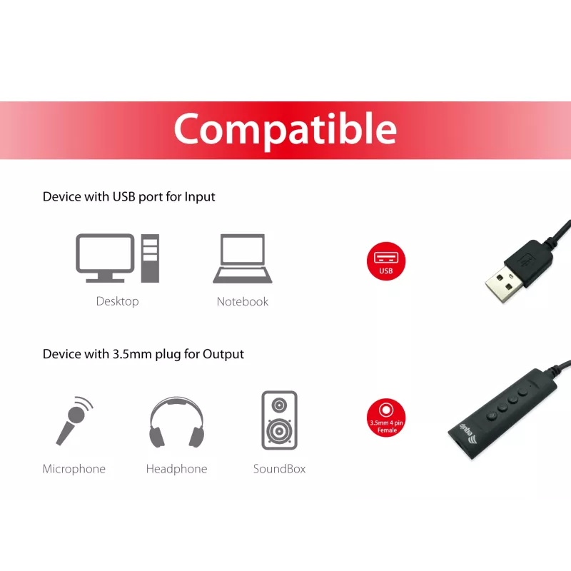USB garso adapteris Equip 245321