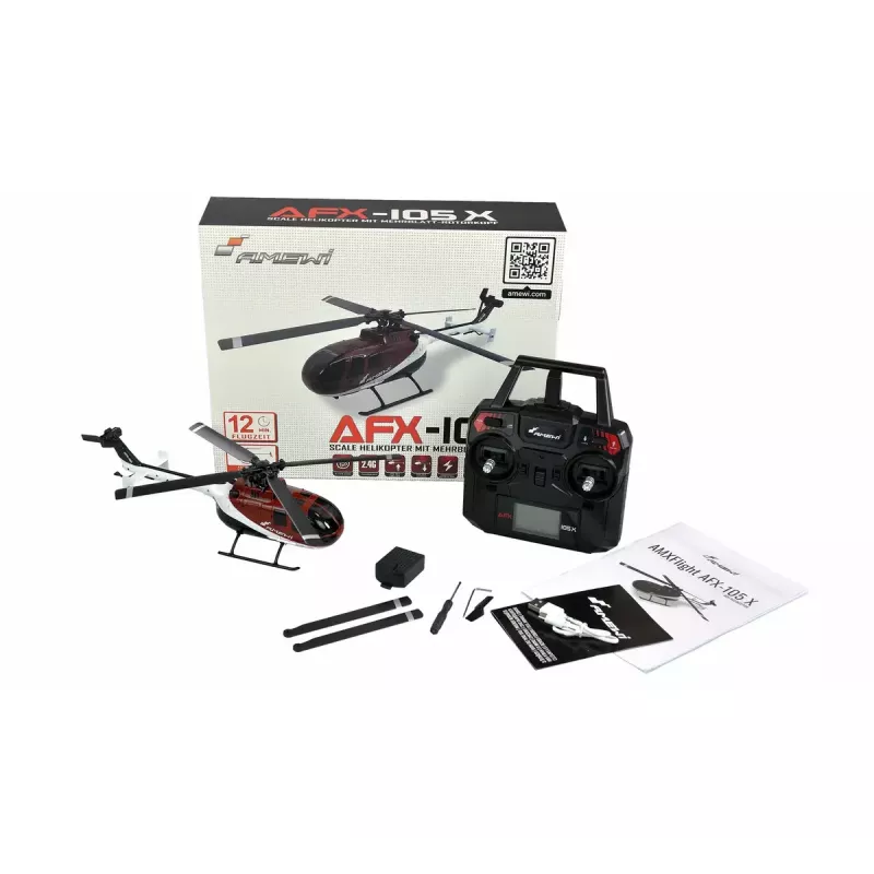 VTOL lėktuvas Amewi AFX-105 X su elektriniu varikliu, 350 mAh, 99 g