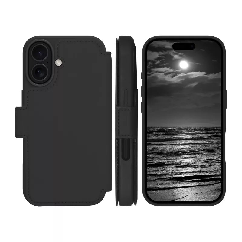 dbramante1928 Lynge MS ICON dėklas iPhone 17 Folio Juoda