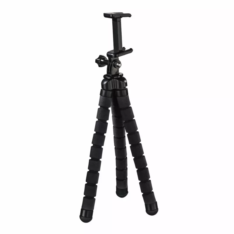 Hama Flex trikojis išmaniesiems telefonams / veiksmo kameroms, 3 kojos, juodas, 26 cm
