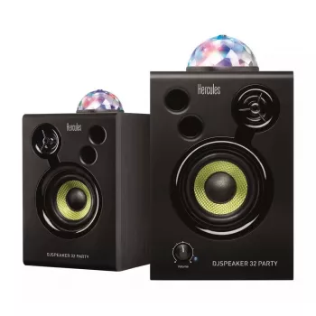 Hercules DJ Speaker 32 Party Black Wired 30 W – garsiakalbių rinkinys su LED apšvietimu