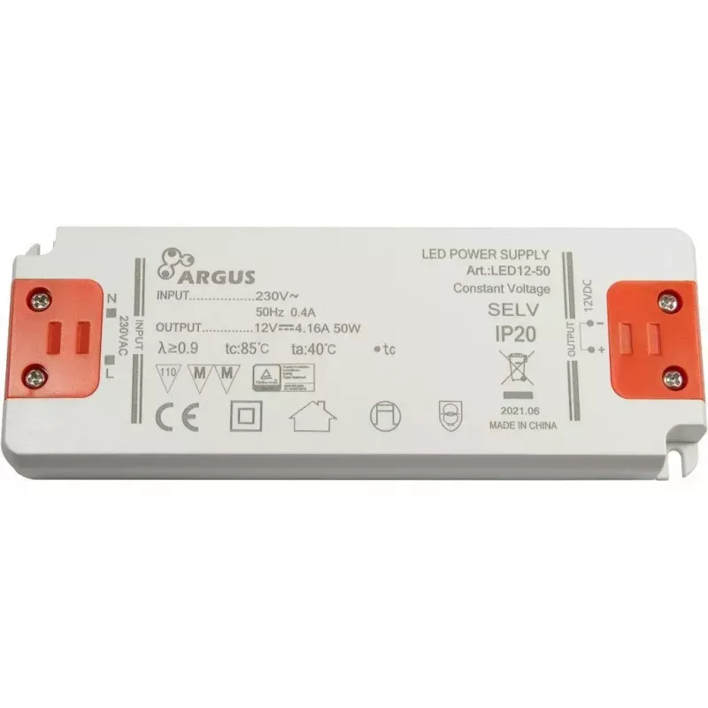 LED tvarkyklė Inter-Tech LED12-50 50W IP20 100000h