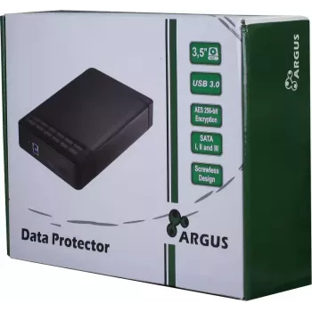 Išorinis HDD dėklas Inter-Tech Argus GD-35LK01 juodas 3.5 colio