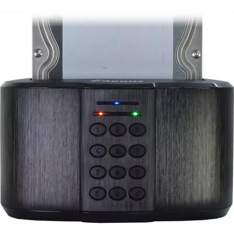 Inter-Tech 88884070 stacionarus diskų dokas 2.5 inch / 3.5 inch SATA HDD/SSD, USB 3.2 Gen 1, aliuminis, juodas