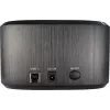 Inter-Tech 88884070 stacionarus diskų dokas 2.5 inch / 3.5 inch SATA HDD/SSD, USB 3.2 Gen 1, aliuminis, juodas