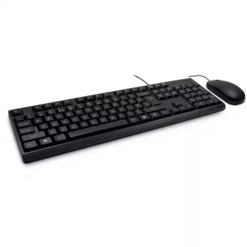 Klaviatūra Inter-Tech NK-1000EC su pele, Office, USB, QWERTY, juoda