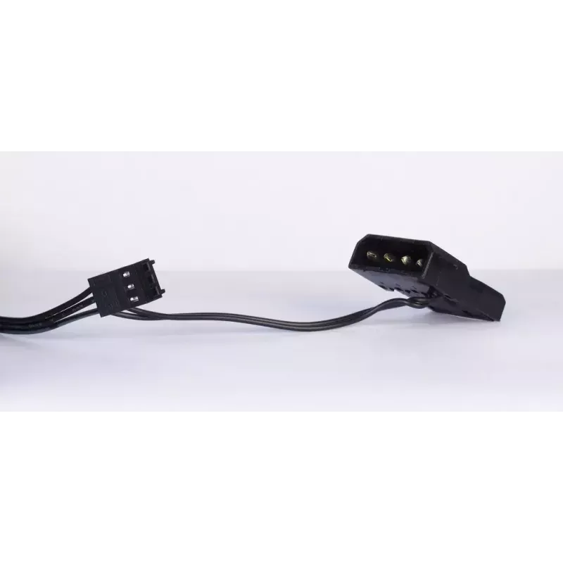 Kompiuterio ventiliatorius Inter-Tech L-12025 12 cm Juodas Žalias