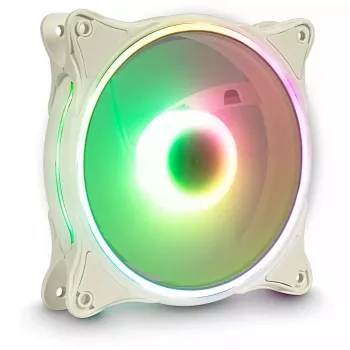 Ventiliatorius Inter-Tech Argus L-12025W 12 cm Baltas 1200 RPM 30 dB