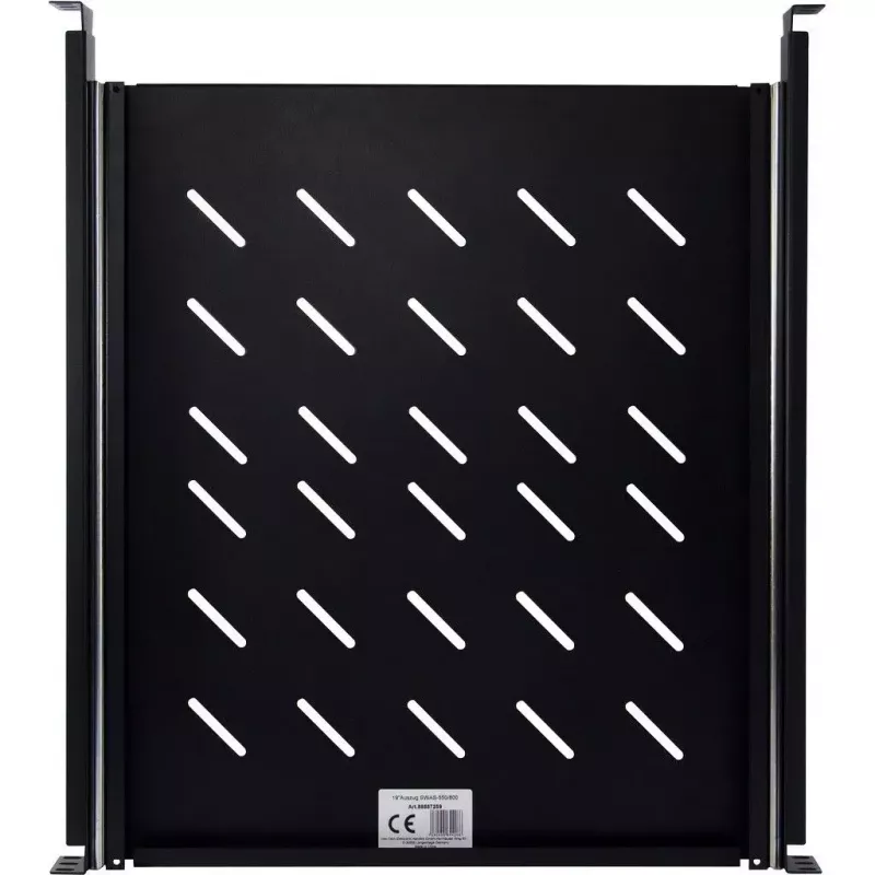 Stalčius Inter-Tech 88887259 1U 19 inch juodas RAL 9005 485 mm 550 mm