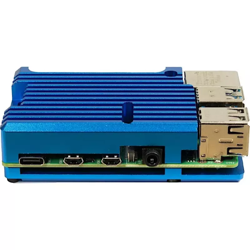 Dėklas Inter-Tech 88887360 Raspberry Pi 86x56x23 mm mėlynas