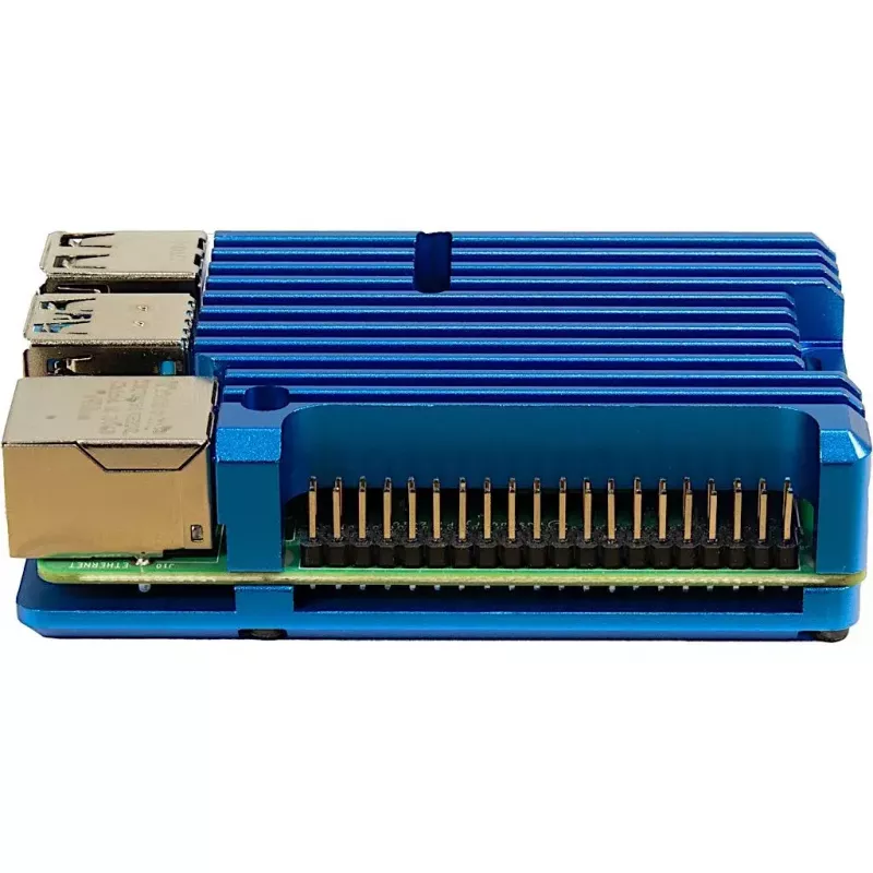 Dėklas Inter-Tech 88887360 Raspberry Pi 86x56x23 mm mėlynas