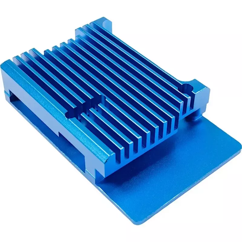 Dėklas Inter-Tech 88887360 Raspberry Pi 86x56x23 mm mėlynas