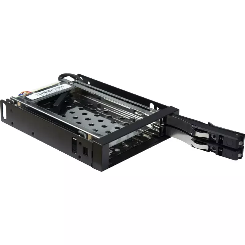Inter-Tech ST-2523 Juodas keitimo rėmelis dviem 2.5 inch diskams (9.7 mm)