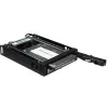 Inter-Tech ST-2523 Juodas keitimo rėmelis dviem 2.5 inch diskams (9.7 mm)