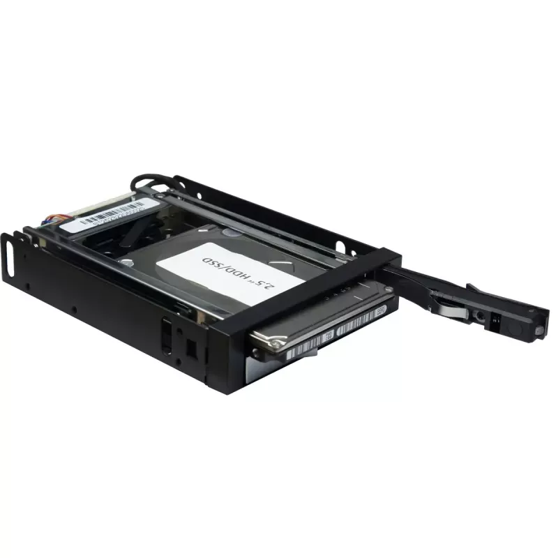 Inter-Tech ST-2523 Juodas keitimo rėmelis dviem 2.5 inch diskams (9.7 mm)