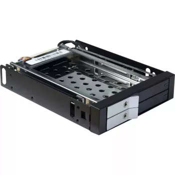 Inter-Tech ST-2523 Juodas keitimo rėmelis dviem 2.5 inch diskams (9.7 mm)