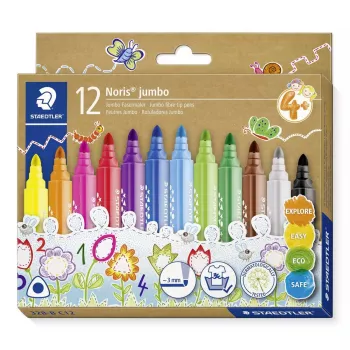 Flamasteris Staedtler Noris jumbo 328-B 12 vnt.