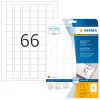 Lipnūs lapeliai HERMA Removable A4 25,4x25,4 mm 1650 vnt.
