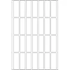 HERMA 13x40 mm balti lipdukai Movables nuimami 896 vnt.