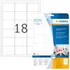 HERMA A4 nuimamos etiketės 63,5x46,6 mm baltos Movables 450 vnt.