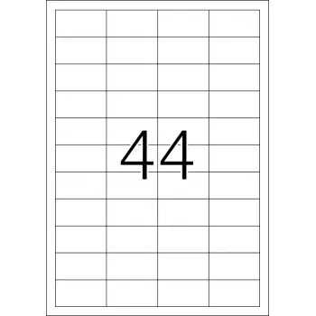 Lipnūs etikečių lapai HERMA Premium A4 48,3x25,4 mm