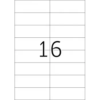 Lipnūs etikečių lapai HERMA Labels Premium A4 105x37 mm