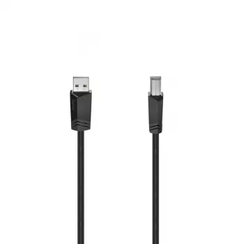 Hama 00200604 USB laidas USB 2.0 5 m USB A USB B juodas