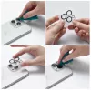 Hama Cam Protect apsauginis stiklas fotoaparatui, skirtas Apple iPhone 15/15 Plus, 1 vnt.