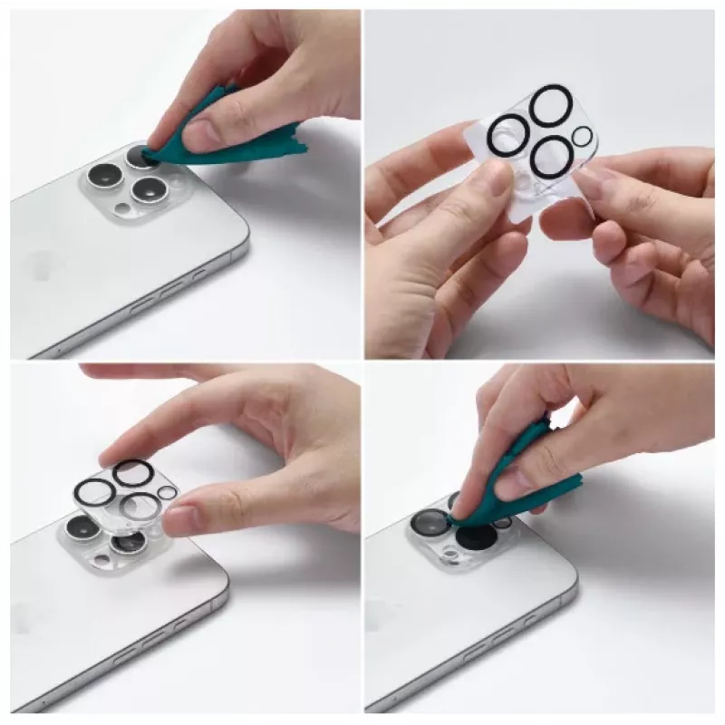 Hama Cam Protect apsauginis stiklas fotoaparatui, skirtas Apple iPhone 15/15 Plus, 1 vnt.