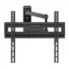 Manhattan TV laikiklis sieninis pilnas judesys 32-55 col. VESA 100x100-400x400 35kg juodas