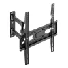 Manhattan TV laikiklis sieninis pilnas judesys 32-55 col. VESA 100x100-400x400 35kg juodas
