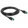 Maitinimo laidas DeLOCK 85495 Juodas 4 m PoweredUSB