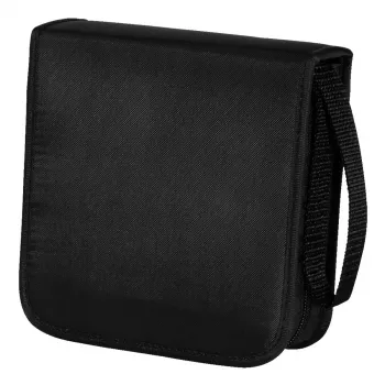 Hama CD Wallet Nylon 40, juodas 50 diskų