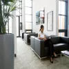 Nobo Premium Plus magnetinė rakinama skelbimų lenta su vyriais ir stiklinėmis durelėmis 4xA4
