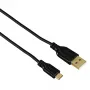 Hama 0,75 m USB 2.0 laidas USB A – Micro-USB B, juodas