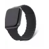 Decoded Silicone Magnetic Traction Strap Lite – juodas silikoninis dirželis Apple Watch