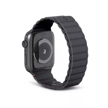 Decoded Silicone Magnetic Traction Strap Lite – juodas silikoninis dirželis Apple Watch