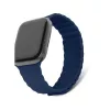 Juoda mėlyna magnetinė Apple Watch apyrankė iš silikono Decoded D21AWS44TS3SMNY