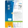 Lipnių etikečių lapai HERMA Labels Premium A4 83,8x50,8 mm