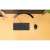 Manhattan Slim Wired USB Mini klaviatūra, 12 multimedijos/funkcijų klavišai, įmontuotas 1,5 m USB-A kabelis, kompaktiškas, žemo profilio formatas, skirta PC ir nešiojamam kompiuteriui, juoda