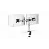 Durable 509523 27 colių sieninis laikiklis monitoriui, sidabrinis, spaustuvas, 8 kg