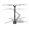 Manhattan pilno judesio TV ir monitorių laikiklis, 32–55 colių, VESA 100x100–400x400 mm, 30 kg, juodas