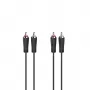 Hama 00205093 garso laidas 5 m 2 x RCA juodas