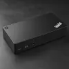 Lenovo 40A90090EU dokas / stotelė nešiojamam kompiuteriui, laidinis USB 3.2 Gen 1 (3.1 Gen 1) Type-C, juodas